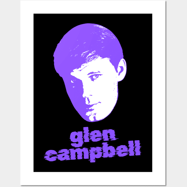 glen campbell ||| 60s sliced Wall Art by MertuaIdaman